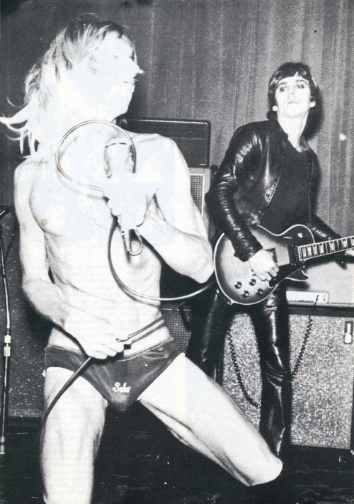 Iggy Pop and James Williamson, circa 1974