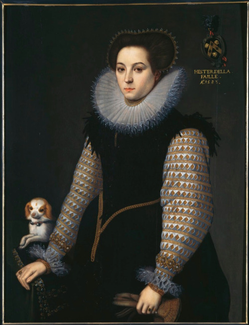 Portrait of Hester della Faille by Bernaert de Rijckere,  1583