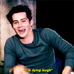 hugh-dancy-archived:  Dylan O’Brien’s types of laughter. 