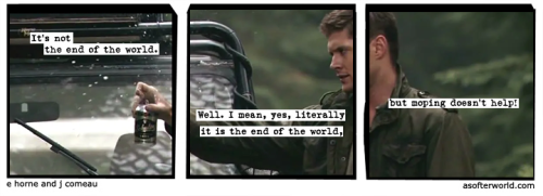 asofterspn:(Who can be depressed when they have a flamethrower?)