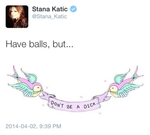 stxnxkxtic:Just a tease taste of Stana’s amazeball tweets