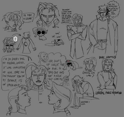 Very Heavily Headcanon Kakyoin Where He's A Homophobic Autistic Incel And Likely Gay