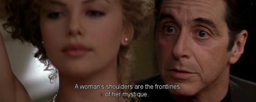 prettyterrificmovies - John Milton - A woman’s shoulders are the...