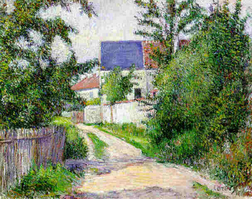 Ruelle à Auvers-sur-Oise (&ldquo;Lane in Auvers-sur-Oise&rdquo;) -  Frederic Samuel Cordey c. 1903Im