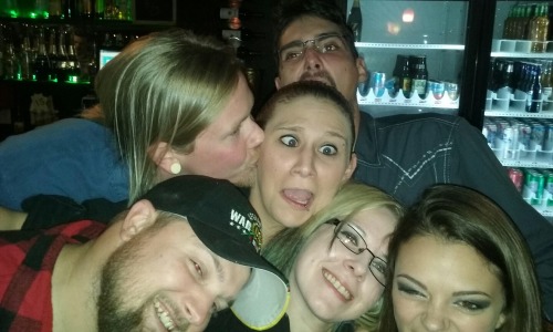 I might be too nice but went out for my ex’s birthday since it’s not often I get to hang out with a bunch of close friends ( all of her friends were my friends first) it was a decent night and two of the roomies were able to hang too @dozer09