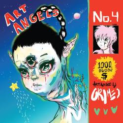 amoebamusic:    After three years and a false start, the new Grimes​ album is out digitally today and it’s a brightly colored collection of artpop magical realism! Download Art Angels here.CD &amp; Vinyl are out December 11th. Pre-order them here and