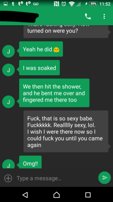 ourhwloverstuff:  Part 4 from last week. Last of the encounter, and some of the pics she sent me. Maybe next time I’ll put up some of the videos ;)