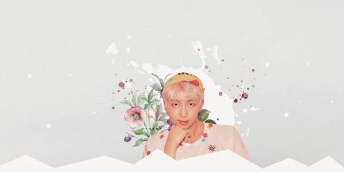 RM - Boy with Luv - Headerscredits xlike or reblog if using; my edits; don’t claim as yours1.: {down