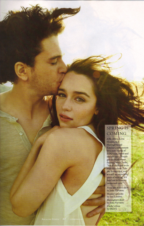 thesacredgrove:  Kit Harington and Emilia Clarke are both amazingly gorgeous. I