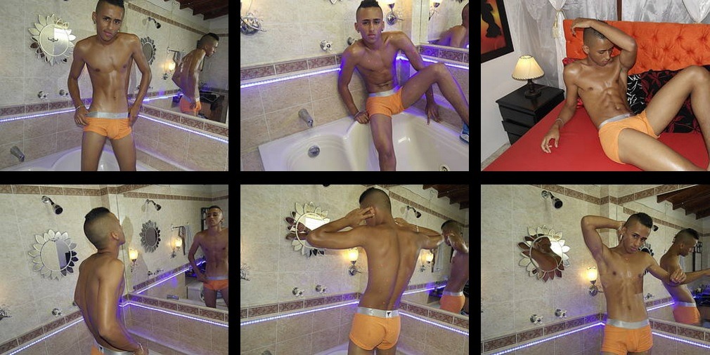 Cute Latin twink boy Charlie Sam loves getting off on his webcam shows at gay-cams-live-webcams.com