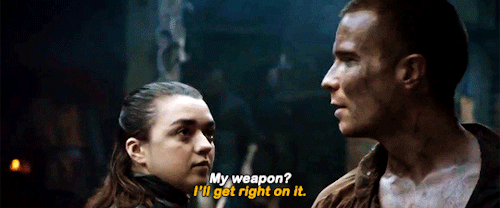 chris-evans:The Arya Stark edition on how to make a boy fall in love with you