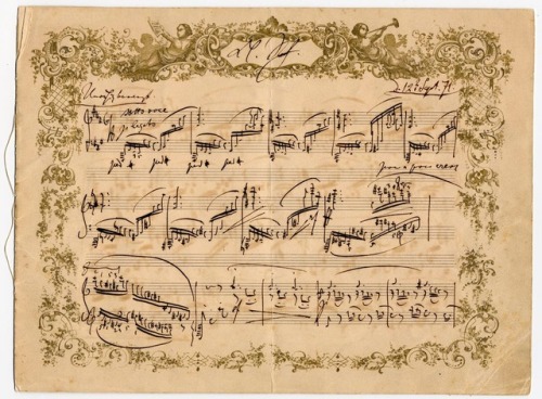 croathia: Johannes BrahmsCapriccio, Op. 76, No. 1. This manuscript was Brahms’s gift to Clara 