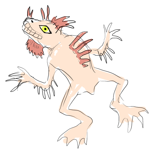 bogleech:  bogleech: I’ve had a real-world dream to some day run a miniature indoor zoo/aquarium kind of deal for herps and invertebrates and I had a regular type dream last night that these “frogs” existed resembling huge, pink, slimy skinned iguanas