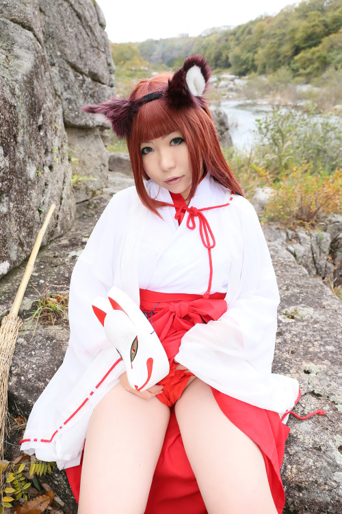Cute Cosplay GIrl Higurashi Rin (Kitsune-Chan 3) 1-7