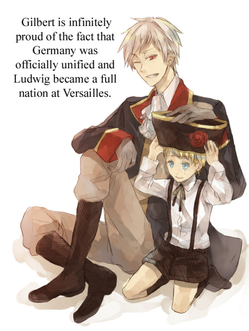 Because Gilbert is a good big brother and Ludwig should have nothing but the best. (Of course it had