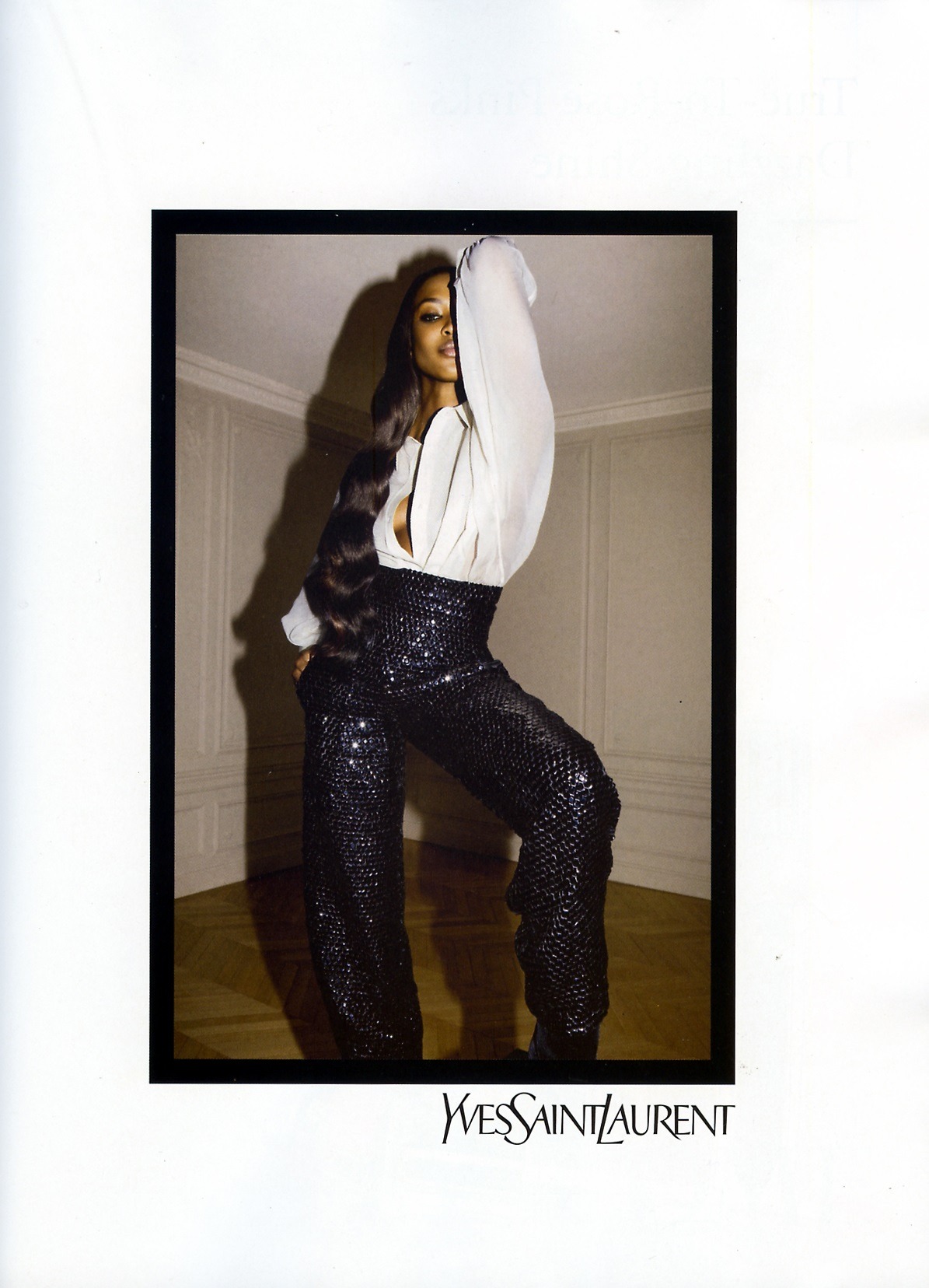 naomihitme:  Naomi for Yves Saint Laurent Fall/Winter 2008 photographed by Inez van