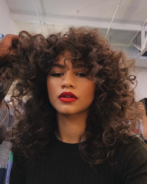 glamour: Having a good hair day.Via @zendaya on Instagram