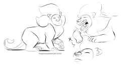 thegembeaststemple:  Assorted Lion doodles~