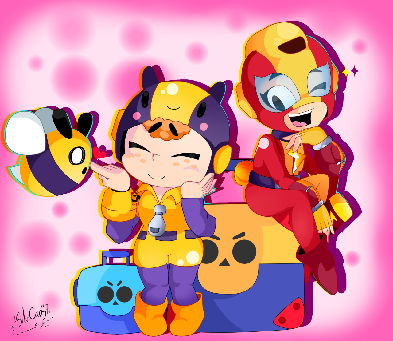 X7silvrcaos7x - fanarts de brawl stars max