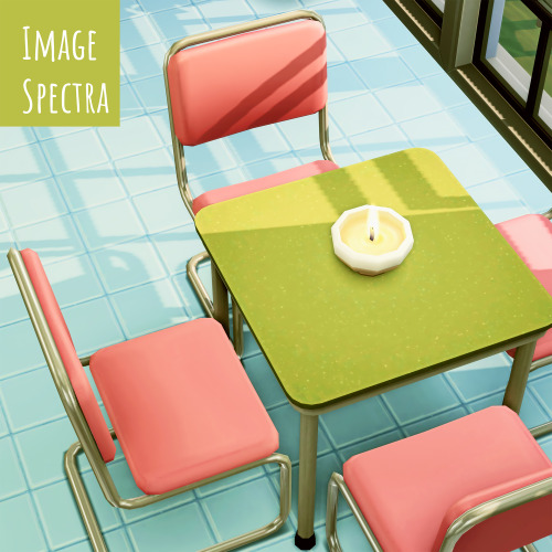 VINTAGE DINING SET In Two Palettes - By Amoebae