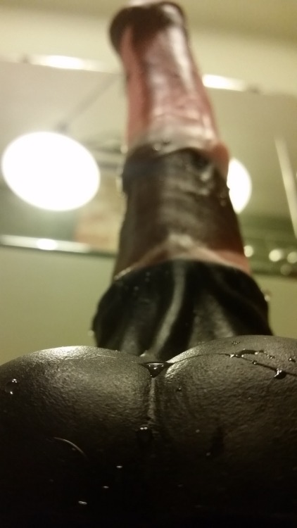 nsfwfurryfun:  People kept asking for pictures of my stallion dildo :P