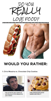 I can&rsquo;t eat most of these things &hellip; so obvious choice!  wrckingball: I love bacon, but Idris would win no contest.