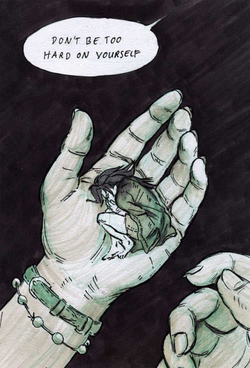 Another one of those green/grey marker drawings from way backI kinda like this one when ignoring the