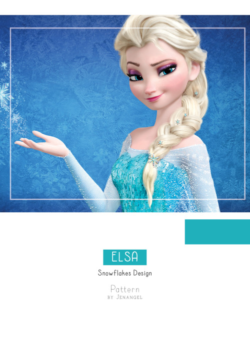 Elsa’s Snowflakes Cape Design in high quality.For cosplayers who would like to add the snowfla