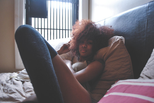 thegirlwithcaramelskin:  veganasana:  thegirlwithcaramelskin:  lasergunsandcongodrums:  This girl is amazing. She took a 2 hour bus ride just to meet me in the city for a shoot. We caught the 2 to Harlem and had a great time shooting. I’m still building