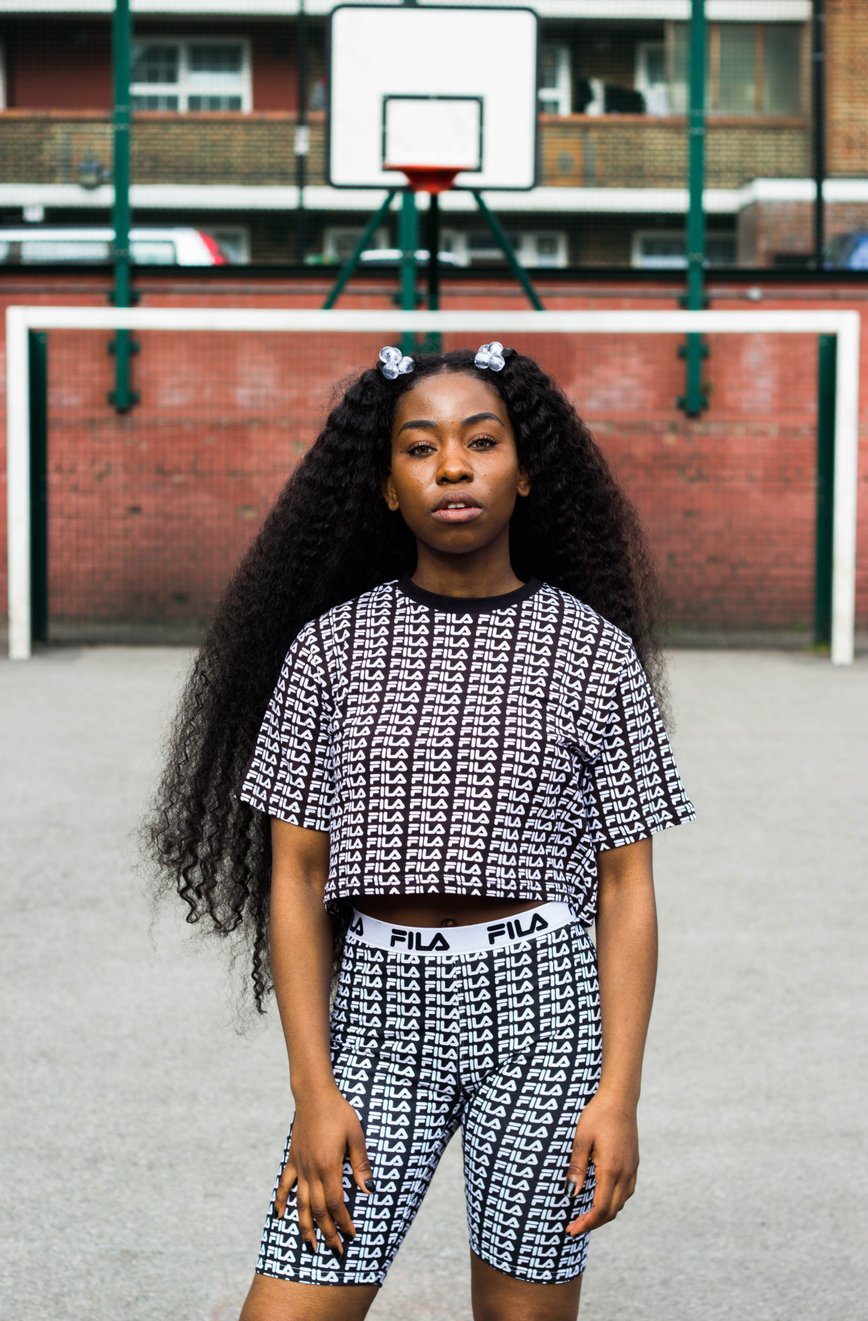 blueshotsss:  Tanya : vimbiaIG: error20091994​wearing FILA /// Urban Outfitters