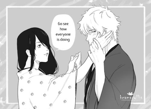 kcamaryllis:As soon as Gintoki stepped in Edo: shenanigans ensue, Hijikata is there