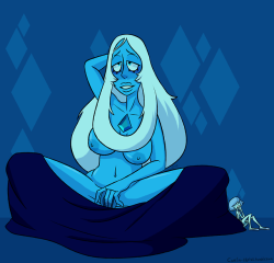 conlin-18plus:  Wanted to draw Blue Diamond for fun! Just something to get me back into the groove!!