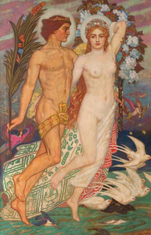 antipahtico:  Fand and Manannan ~ John Duncan 1913