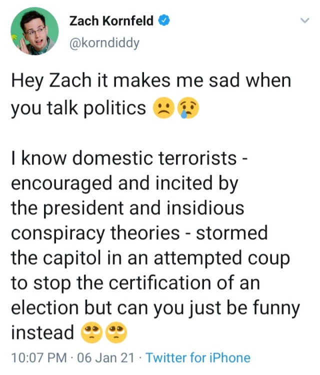 Featured image of post Zach Kornfeld Tea That is how many views the video that zach kornfeld one of the fun and goofy quartet known as the try guys has had on his video updating the youtube sphere on his chronic