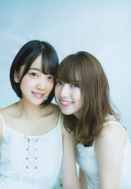 46pic:Nanami Hashimoto &amp; Miona Hori - FLASH SP #橋本奈々未 #堀未央奈