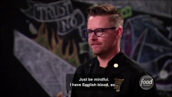 highlyjaded:  Damn, she just put the “cutthroat” in cutthroat kitchen.   BRUH