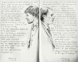 alessiapelonzi:“Diptych” I finally finished my tribute to Hannibal Writers. Just an excuse to write some random (wonderful) quotes from nbchannibal. Please, don’t repost anywhere else! Just reblog, thank you! :)