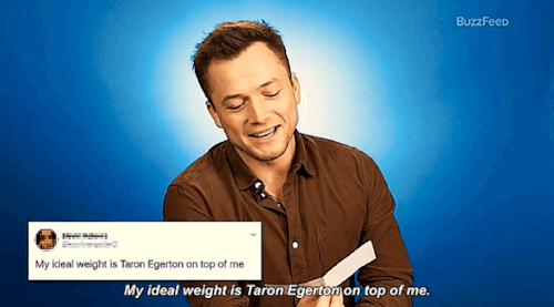 maniron: Taron Egerton reads Thirst Tweets