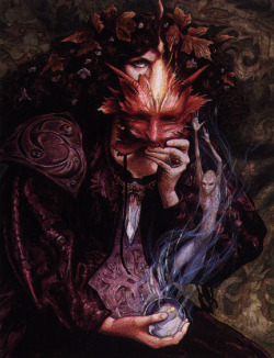 anonymous-alchemist:  definisse: Brian Froud _ The Faery Queen This is beautiful 
