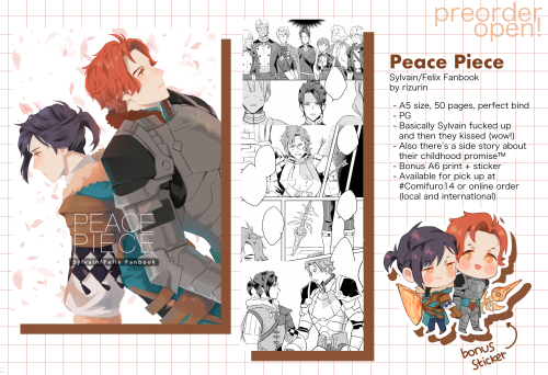 [Reblog] Preorder for my Sylvix fanbook is now open until February 21st! Available for pick up on #c