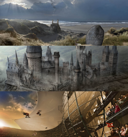 potterswheeezy:Harry Potter Film Concept Art by Andrew Williamson (Adam Brockbank)