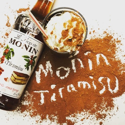 That moment you stop doing Latte art for once and create something new. #coffee #syrup #monin #tiram