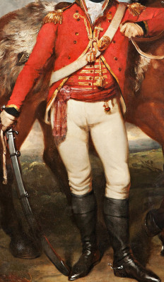 Martin Archer Shee. Detail from Major O’Shea of the Loyal Cork Legion, 1798.