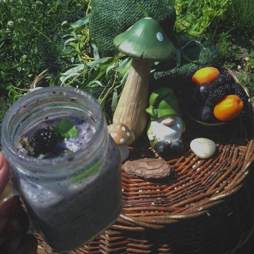 … summer … creation … cool drink … I love you blackberry fairy!