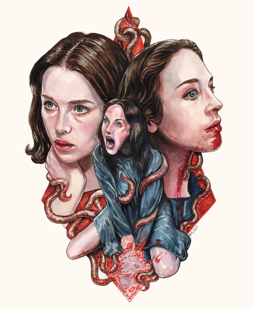 brokehorrorfan:Vanessa McKee has released a Possession 8x10 print on watercolor paper. Priced at $30