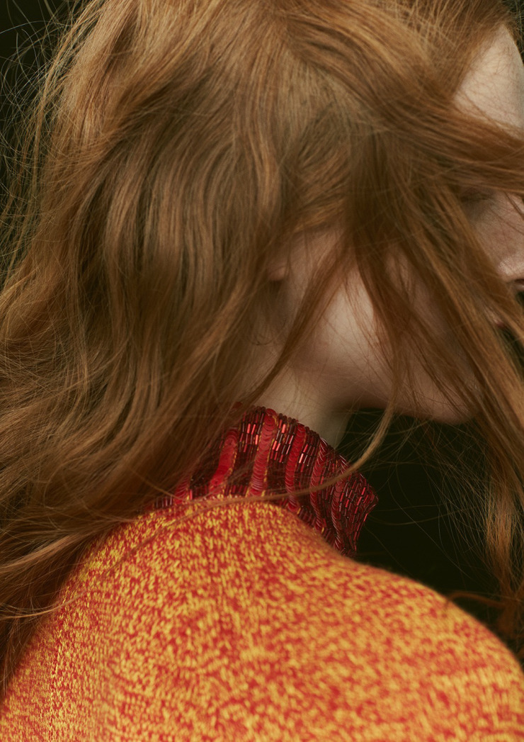 morningmode:  THE INGÉNUE pt.2 Model Madison Stubbington appears inside the Autumn/Winter