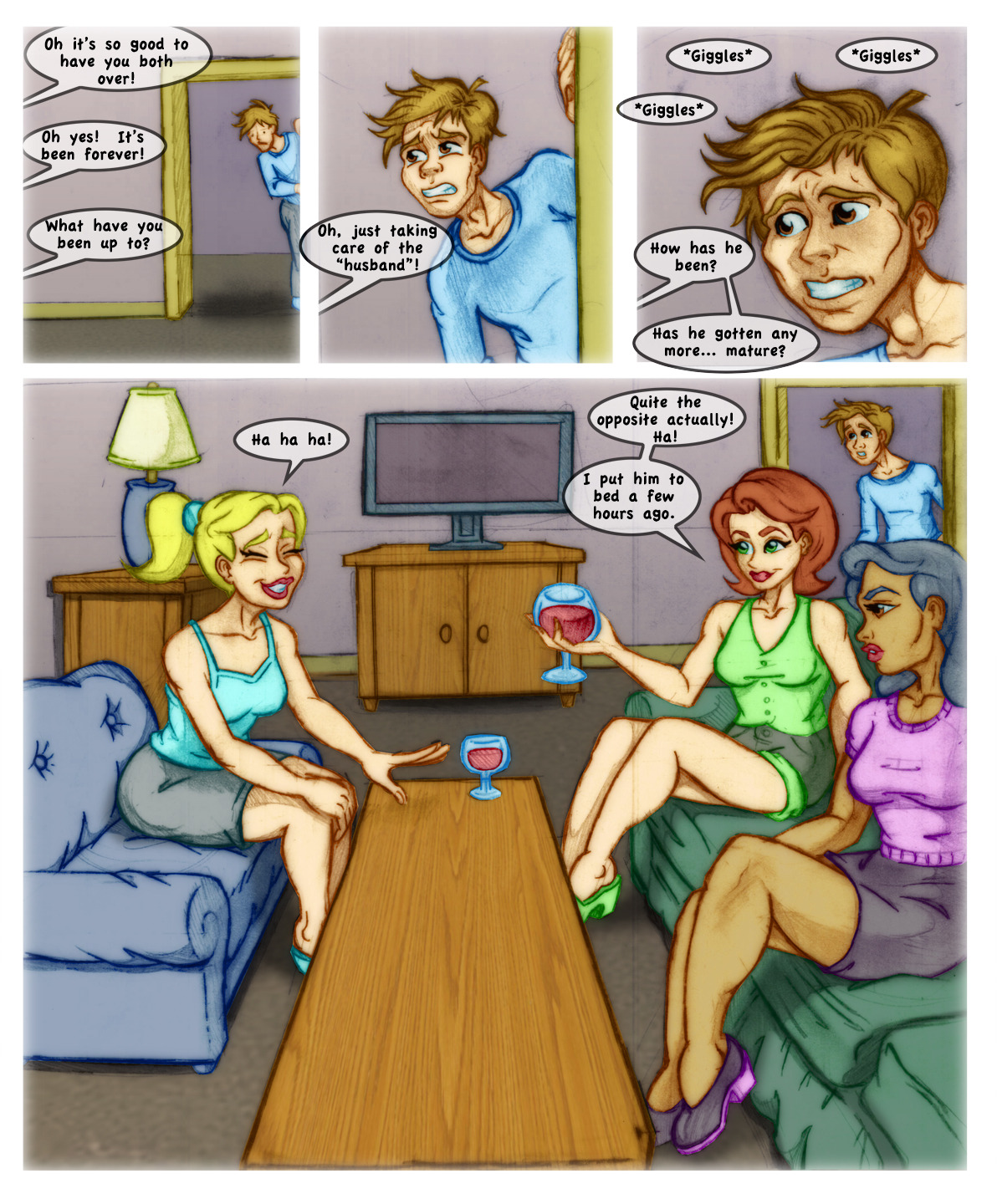 pinkdiapers:  Commission COmic   great comic! great humiliation scene!