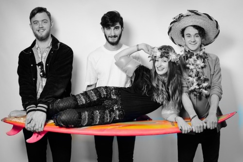 hazefolly:  mixtape-mondays:  Featured Band - San Cisco Meet Jordi, Scarlett, Josh and Nick. Together these 4 form the indie pop group, San Cisco. Known for their upbeat, feel good tunes these guys will leave you with a smile everytime. You may have heard