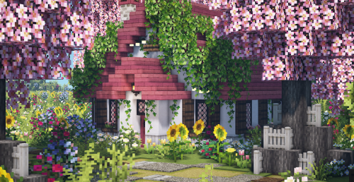 beeswithmoss: little fairy cottage in my fairycore world