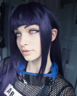 criedwolves:  hinata makeup test! i went